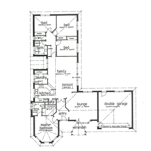 PLAN 2 | 4 Bed | 2 Bath | 21.53SQ    