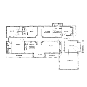 PLAN 8 | 3 Bed | 2 Bath | 26.00 SQ                           