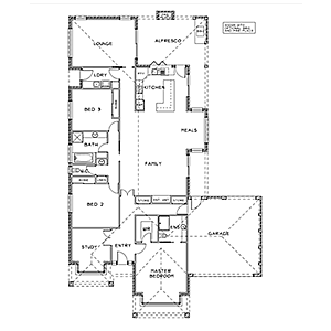 PLAN 11 | 3 Bed | 2 Bath | 24.11 SQ                         