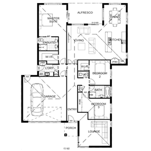 PLAN 16 | 3 Bed | 2 Bath | 26.61 SQ                        